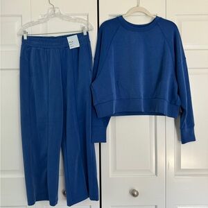 FLX Royal Blue Sweatsuit Set | Size M